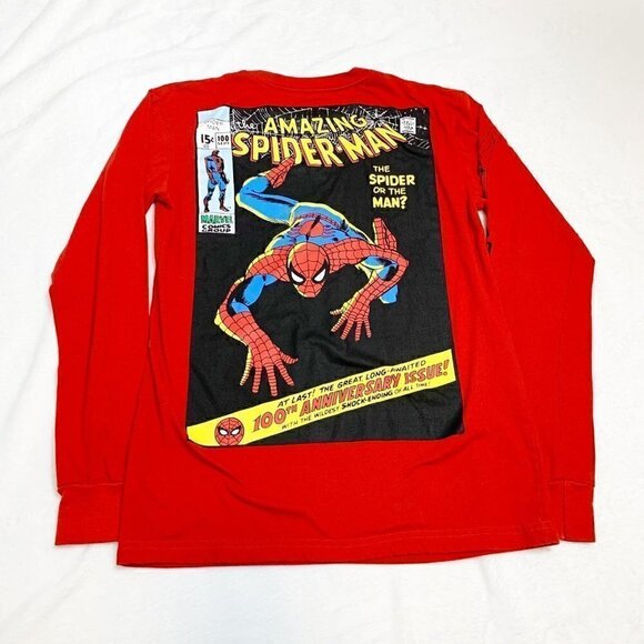 5/$25 Marvel Amazing Spider Man comic book style long sleeve shirt - Picture 7 of 9